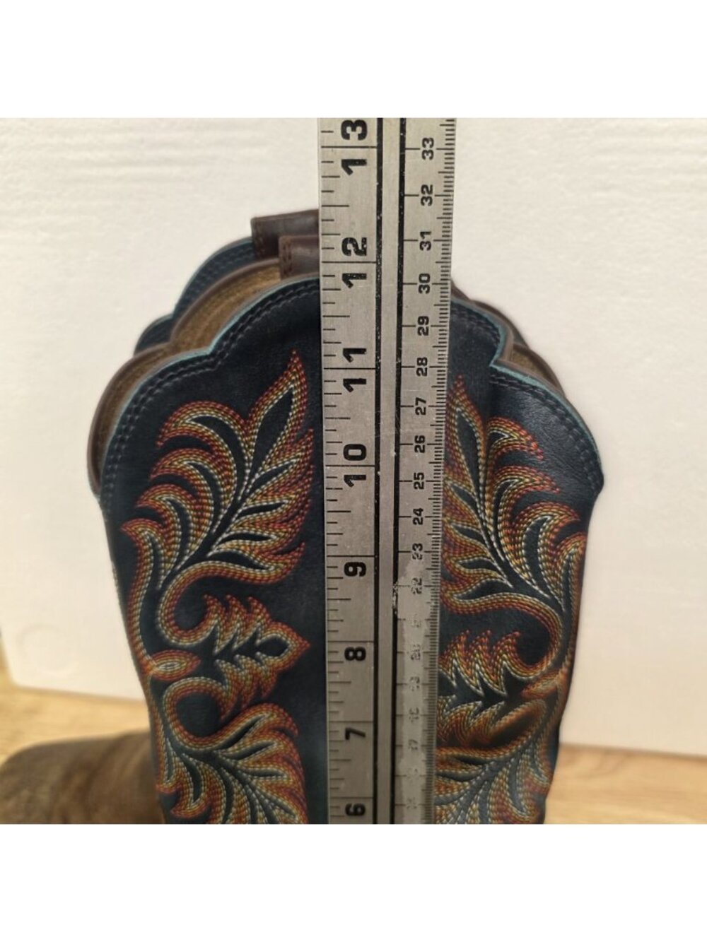 Ariat Women Gillette Brown Western Cowboy Square Toe Boots sz 8B - Picture 6 of 11